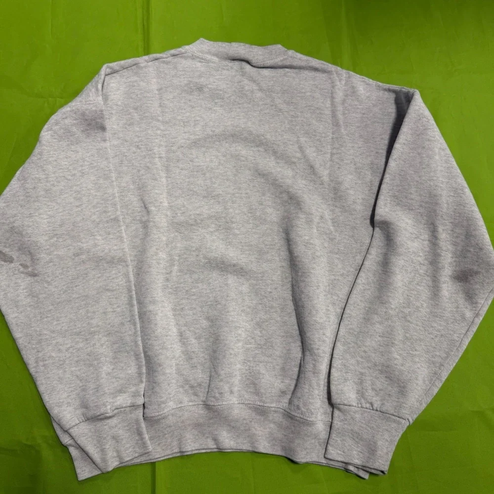 Vintage Nike Air Boot Crewneck Sweatshirt Gray Embroidered Sneaker Graphic Large